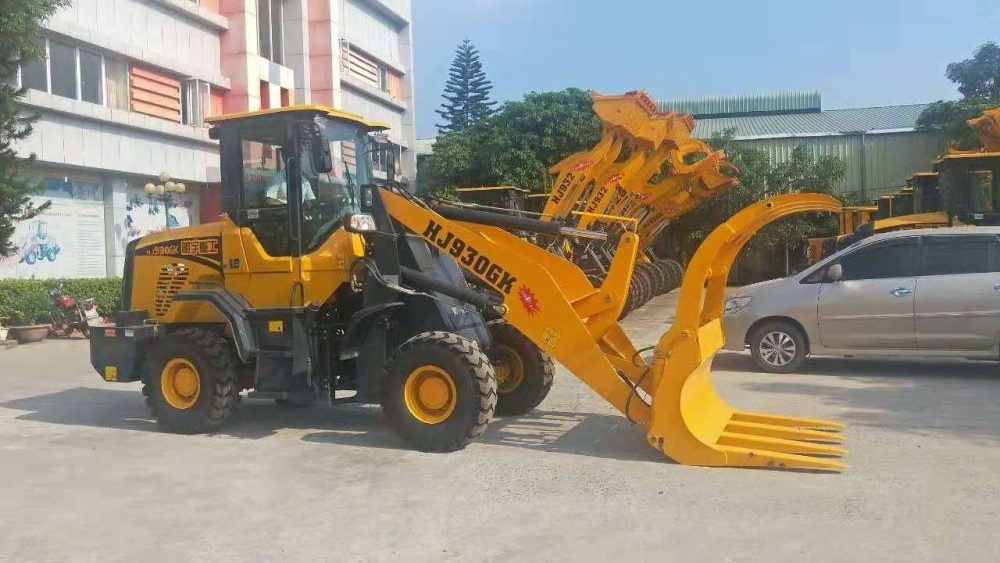 Máy xúc lật kẹp gỗ HJ930GK