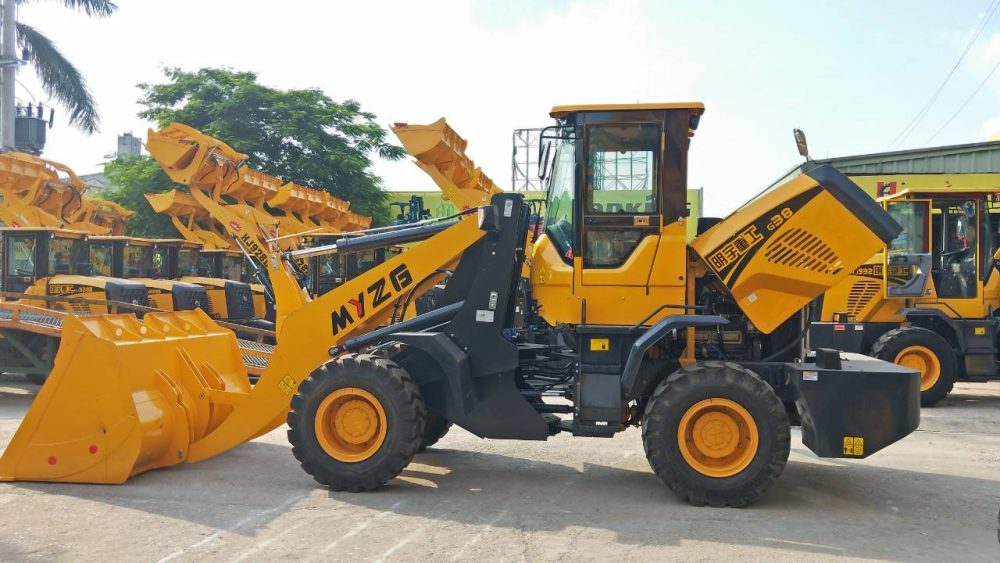 Máy xúc lật đổ cao G38